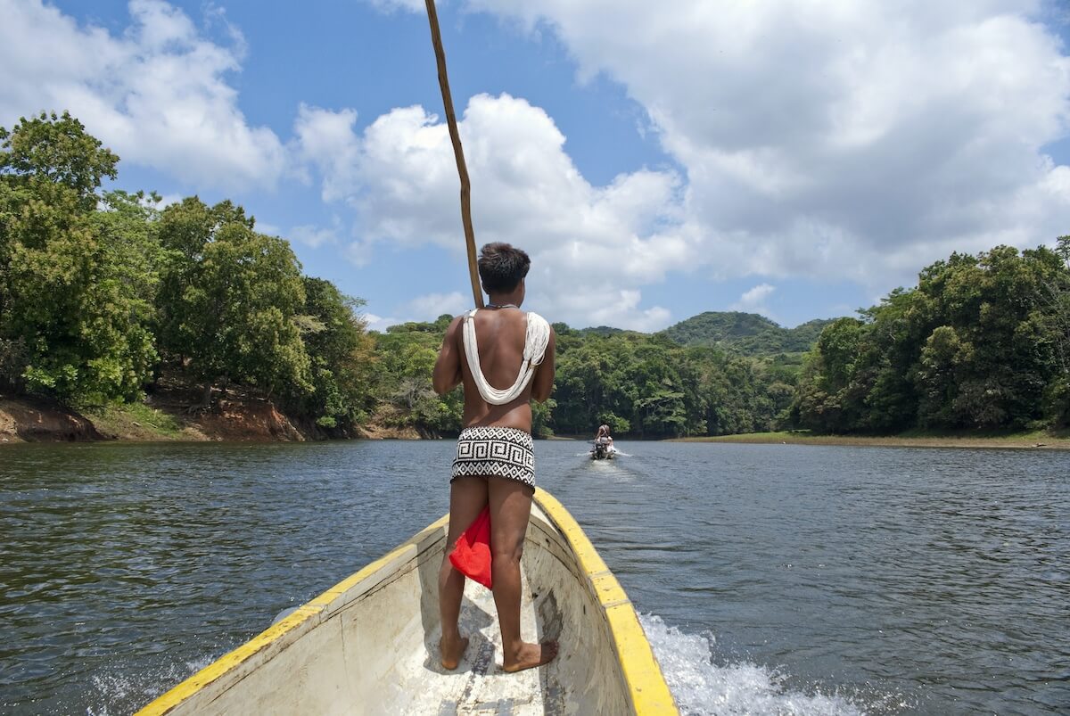 Panama Indigenous River Kuna Guna Yala